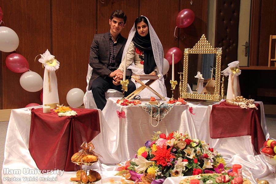 جشن ازدواج دانشجويي در دانشگاه