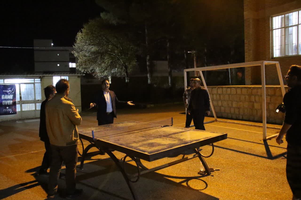 بازديد معاون سياسي و امنيتي استانداري ايلام از خوابگاه‌هاي دانشجويي دانشگاه ايلام 