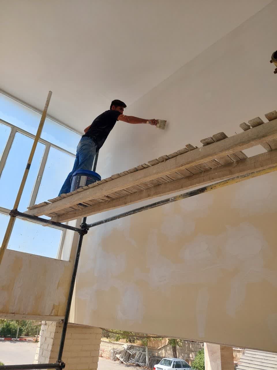 گزارش اقدامات عمراني و تعميراتي دانشکده پيرادامپزشکي در ايام تعطيلات تابستان