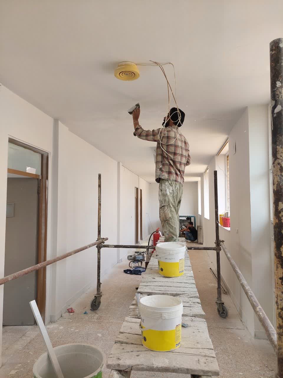 گزارش اقدامات عمراني و تعميراتي دانشکده پيرادامپزشکي در ايام تعطيلات تابستان