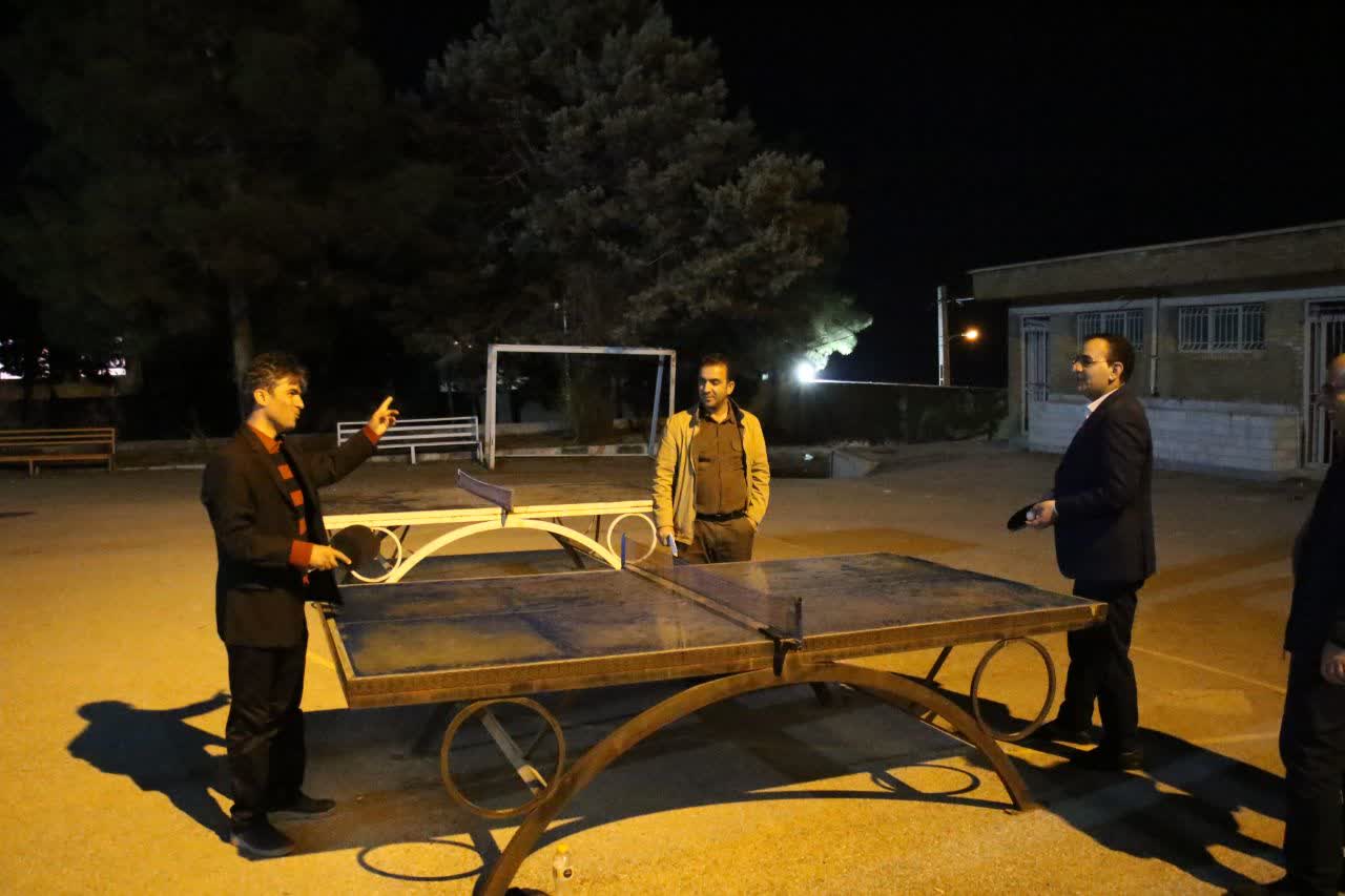 بازديد معاون سياسي و امنيتي استانداري ايلام از خوابگاه‌هاي دانشجويي دانشگاه ايلام