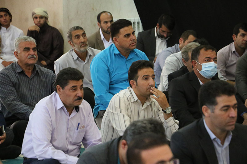  برگزاري مراسم ميلاد امام رضا با حضور خادمين حرم مطهر در مسجد الغدير دانشگاه 